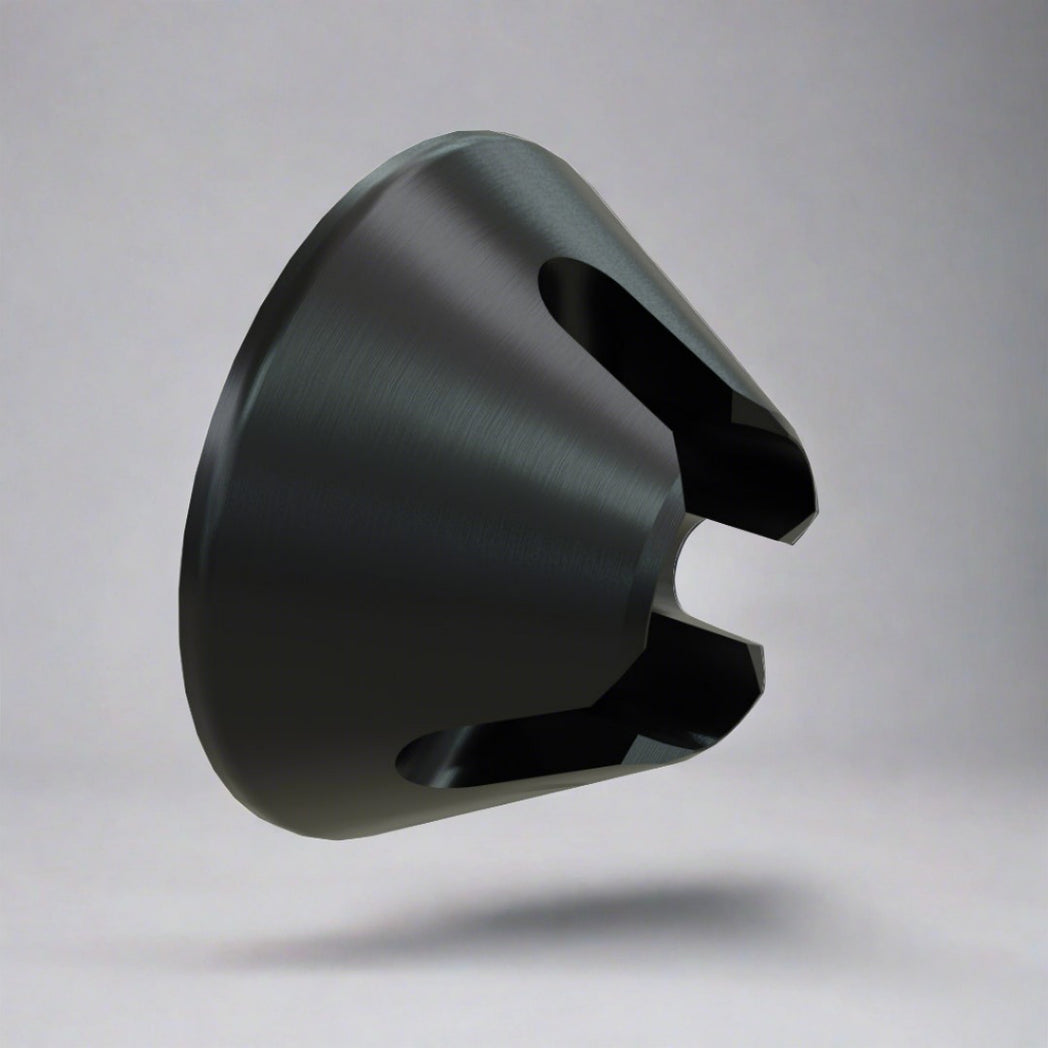 Back cone for high speed drain cleaning machine for preparation for pipe relining and cipp inversion lining