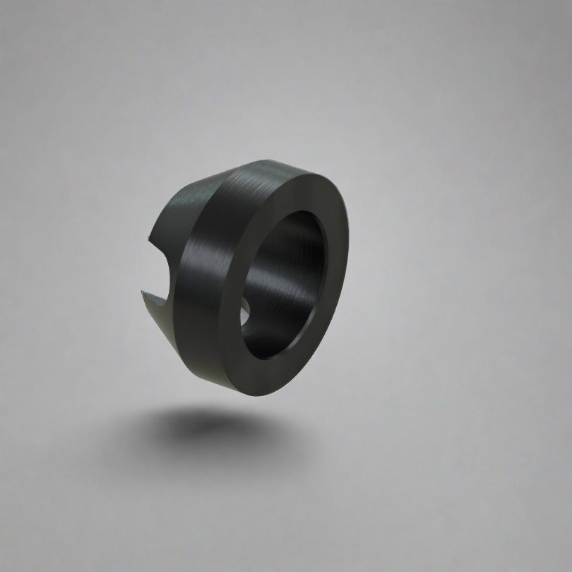 Guide to fit behind drill cutter for pipe relining and drain cleaning using high speed milling machine