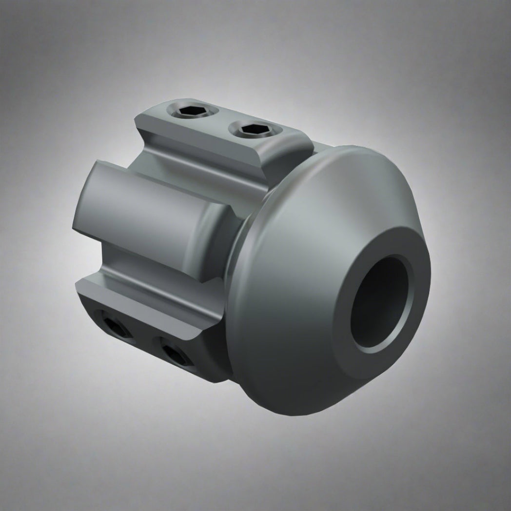 Aluminium adaptor to suit Fix Cutter Sand Paper Grinding range to clear roots and descale, clean and prepare drain pipe for cipp pipe relining.