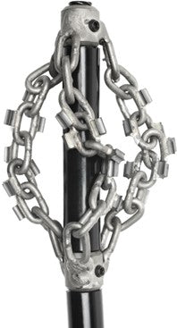 Carbide teeth Chain Knocker - DN100 for 10mm shaft - 3 chains